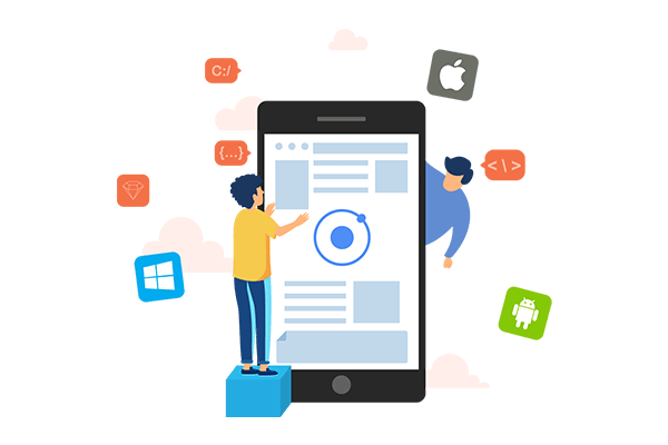 We are accomplished Ionic developers and can develop splendid hybrid web applications for you